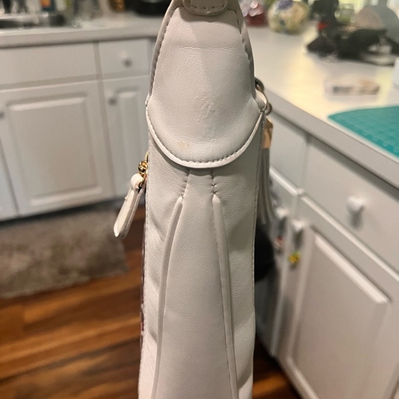 Sassy Jones white fan print shoulder bag - Picture 5 of 14